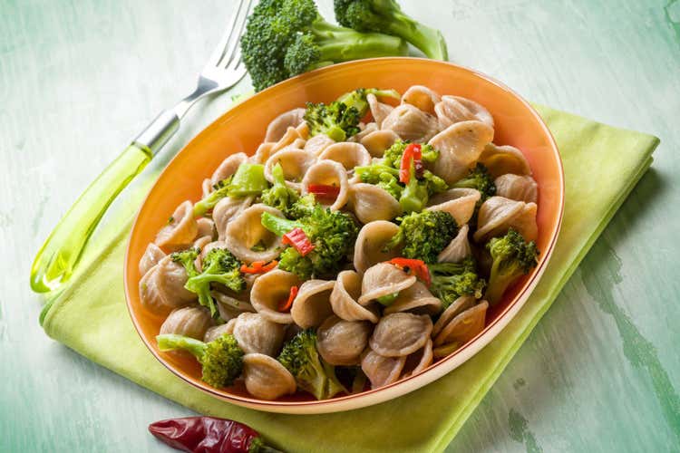 Oriecchiette con i broccoli (Come sar&agrave; la pasta nel 2050 Menu ad hoc per una settimana)