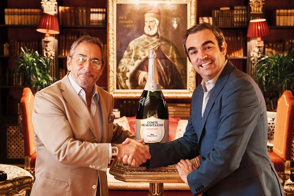 Paolo Lorenzoni, general manager The Gritti Palace, e St&eacute;phane Revol, ceo Comte de Montaigne