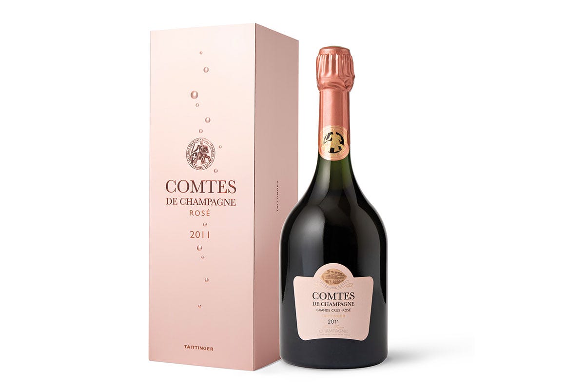 Taittinger, dopo 12 anni ecco il Millesimato 2011 Comtes de Champagne Grands Crus Rosé