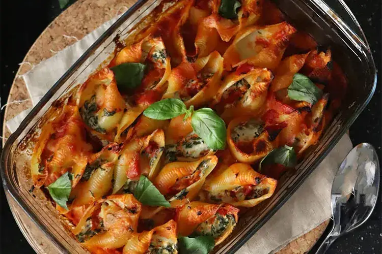 Conchiglioni tofu e spinaci Conchiglioni tofu e spinaci