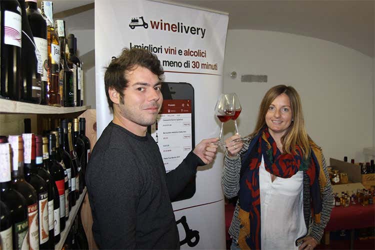 Francesco Magro e Andrea Antinori (Consegna a domicilio notturna di alcolici? Anche in Italia grazie a Winelivery)