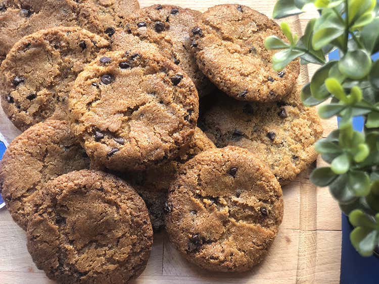 Cookies con gocce di cioccolato