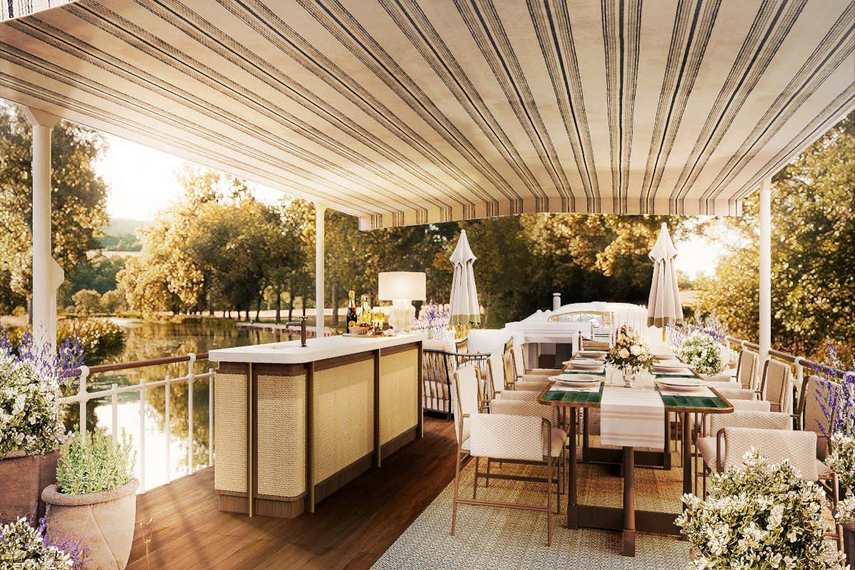 Scoprire la Champagne in barca, Belmond vara la Coquelicot