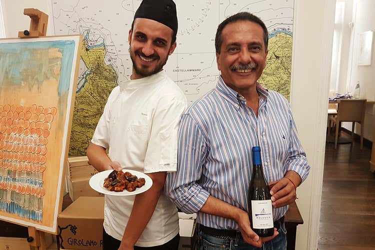 Marco Garitta e Gianni Corona (Corona Trattoria Pesce fresco, in tutta la sua semplicit&agrave;)