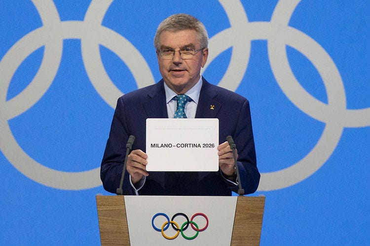 L'annuncio di Milano-Cortina 2026 - Cortina festeggia le Olimpiadi: 65 anni fa i primi giochi invernali