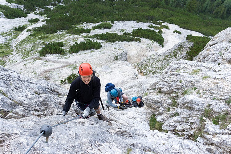 Lezioni di arrampicata - Autunno a Cortina, calendario fitto La montagna diventa per tutti