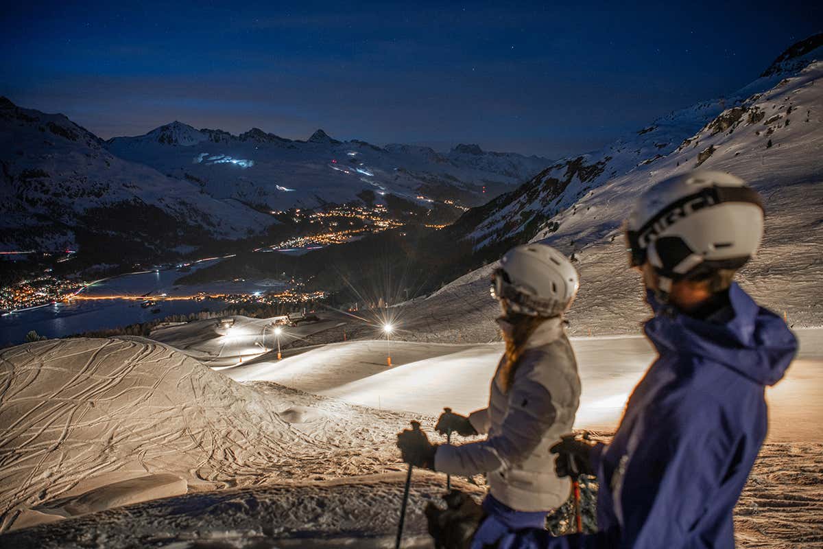 Corvatsch Snow Night, Corvatsch AG  Foto: Romano Salis Sciare in Engadina? Bello e conveniente