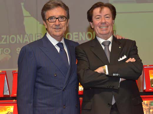 da sinistra: Riccardo Cotarella e Giuseppe Martinelli da sinistra: Riccardo Cotarella e Giuseppe Martinelli