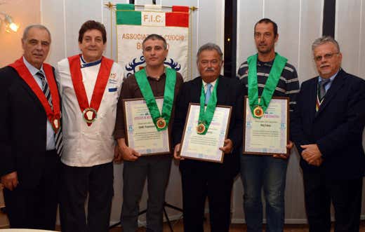 Da sinistra: Carlo Cranchi, Roberto Benussi, Francesco Gotti, Roberto Vitali, Fabio Mai e Paolo Caldana Da sinistra: Carlo Cranchi, Roberto Benussi, Francesco Gotti, Roberto Vitali, Fabio Mai e Paolo Caldana