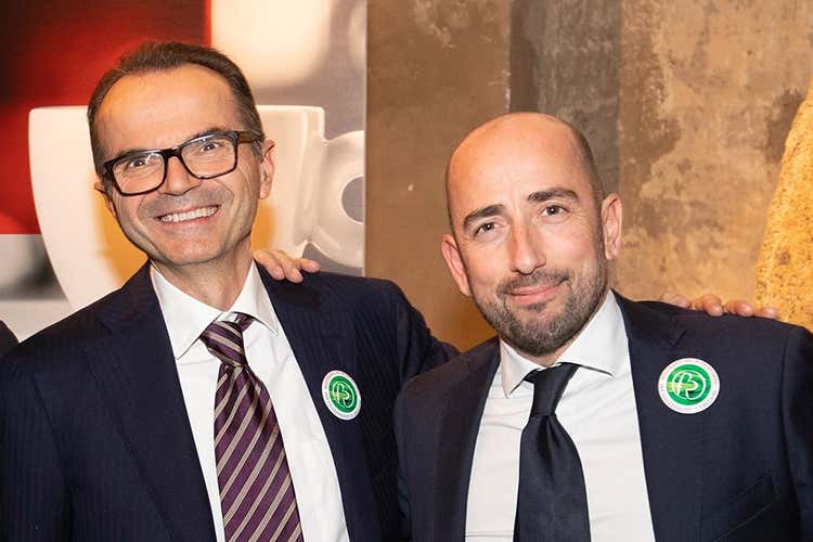 Luciano Spigaroli con Cesare Carbone, presidente dei Ristoranti del Buon Ricordo - Creare eventi e tornare alla terra Luciano Spigaroli: Serve inventiva