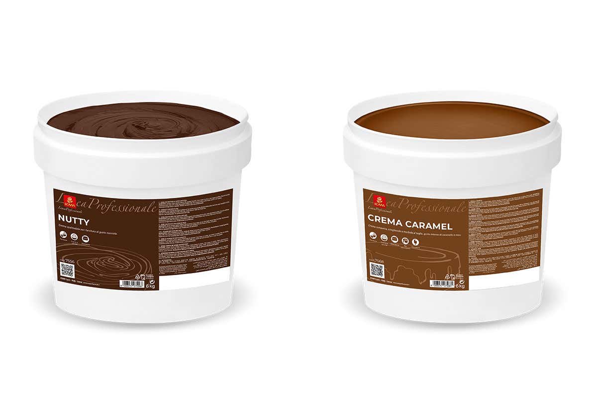 Crema Nutty e Crema Caramel Icam: un ricco paniere di novit&agrave; per l&rsquo;Horeca