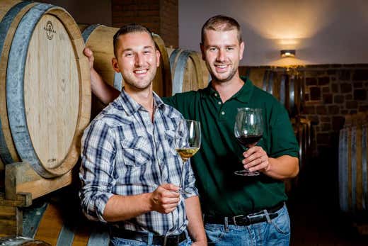 da sinistra: Cristian e Michele Specogna da sinistra: Cristian e Michele Specogna