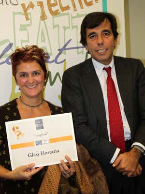 da sinistra: Cristina Bowermann e Fabio Massimo Pallottini