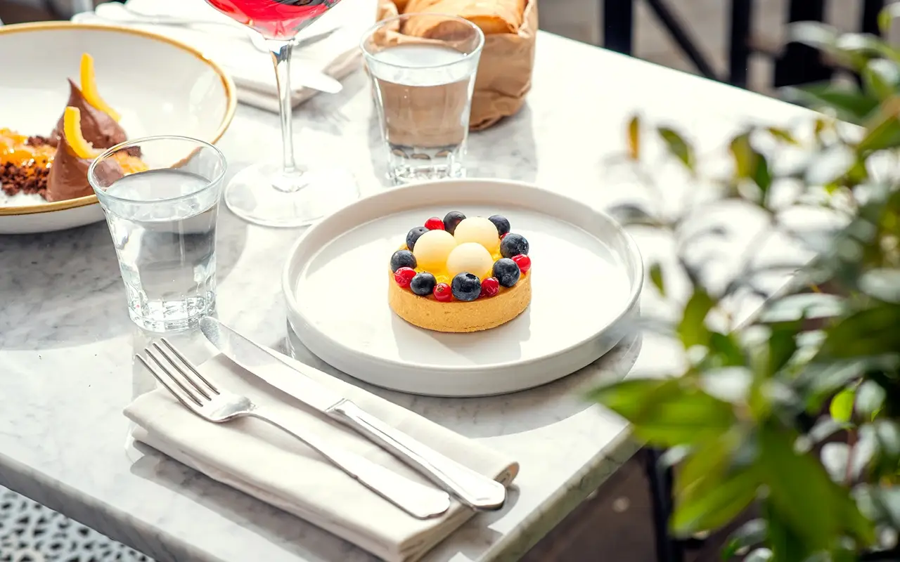 Crostatina di frutta Il nobile e il popolano a cena insieme? Succede da Il Marchese di Roma