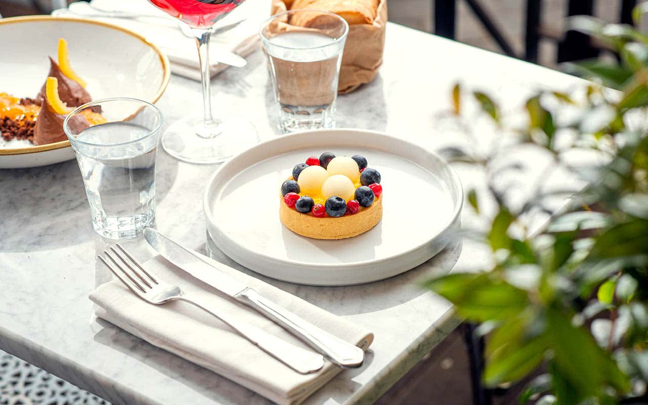 Crostatina di frutta Il nobile e il popolano a cena insieme? Succede da Il Marchese di Roma