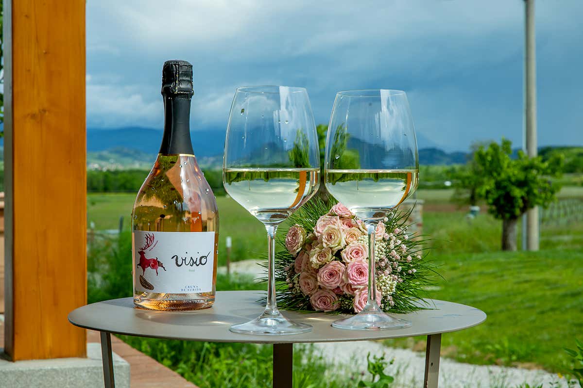 Uno dei vini del Collio che accompagnerà la cena romantica