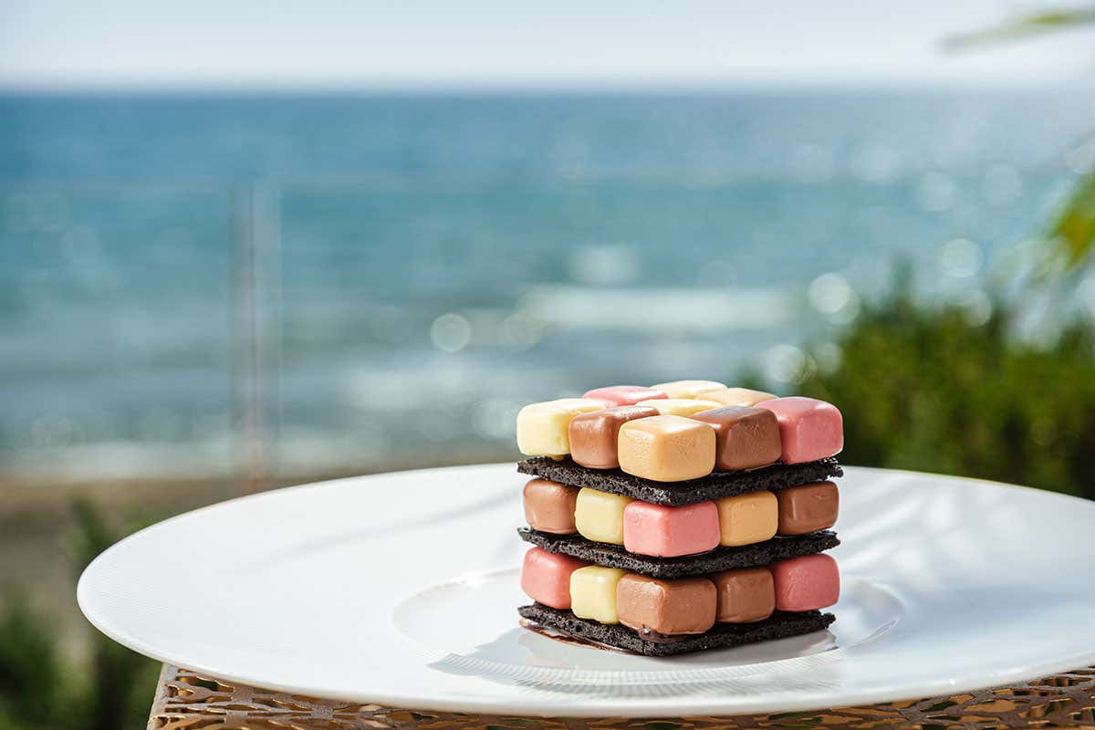 Cube four chocolate La nuova vita de Il Fogliano Hotel a Latina