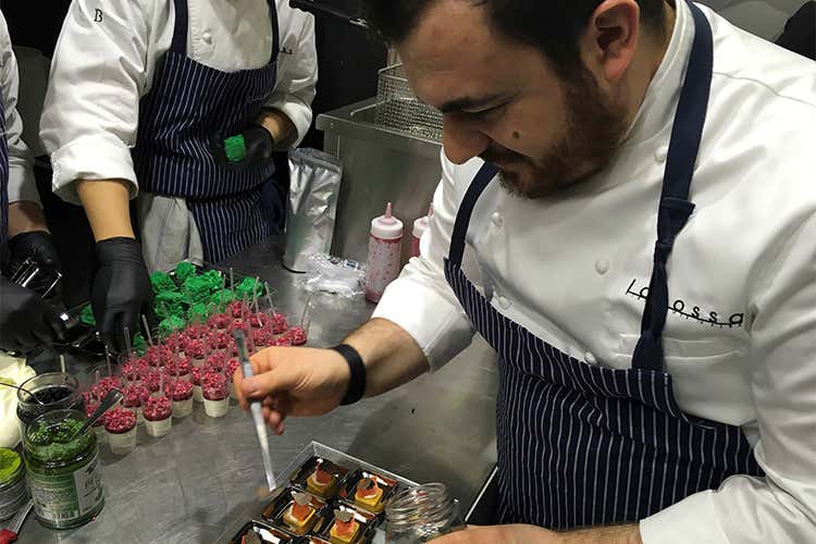 Andrea Larossa - Longino & Cardenal si sposta in cucina  Dalle materie prime al finger food