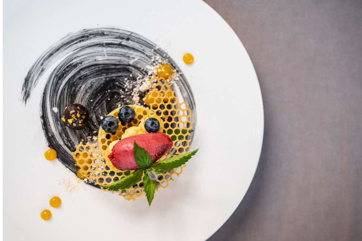 Cyprianerhof Dolomit Resort, un piatto Cyprianerhof Dolomit Resort la filosofia in cucina: genuinità e creatività