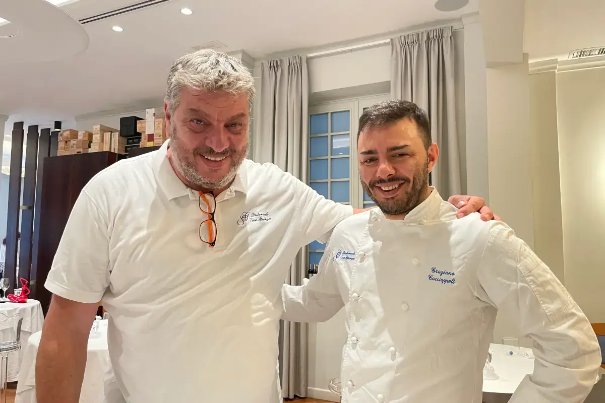 Danilo Scala e Graziano Caccioppoli&nbsp; San Giorgio a Genova, l'alta cucina sposa la grande ospitalit&agrave;