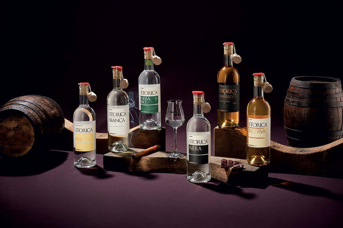 Grappe Storica - Credito foto: Wet Media Grappa Domenis1898, eccellenza friulana