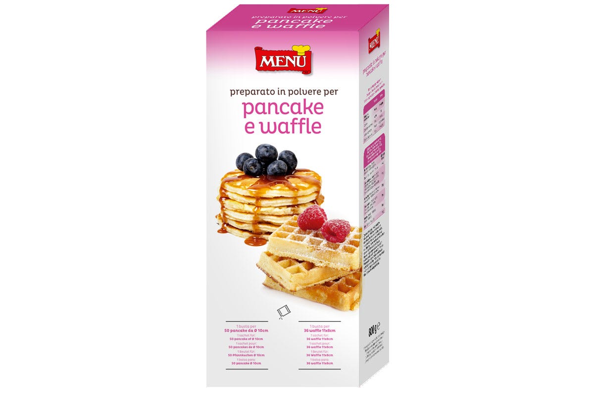 Pancake e Waffle di Menù, un unico prodotto per tutti i momenti golosi -  Italia a Tavola