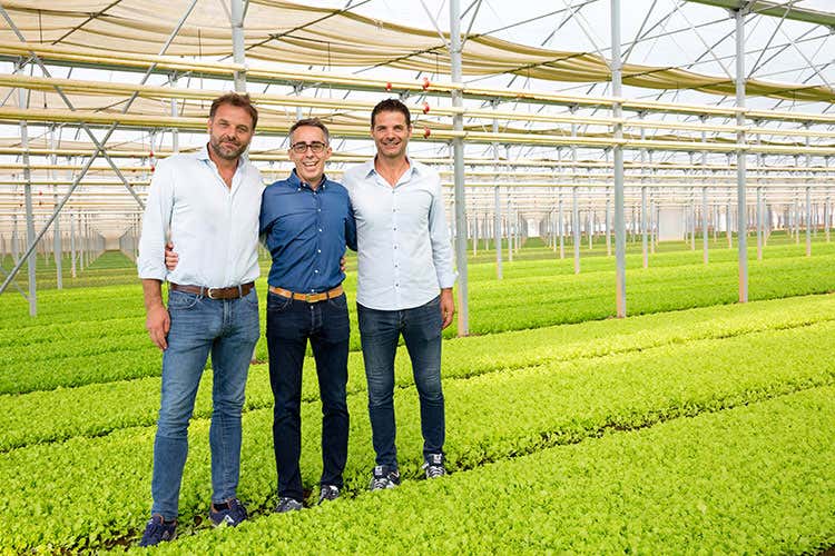 Nicola Salera, Andrea Montagna e Marco Salera (Dalla serra alla busta in un giorno Tutta la freschezza di Bonduelle)