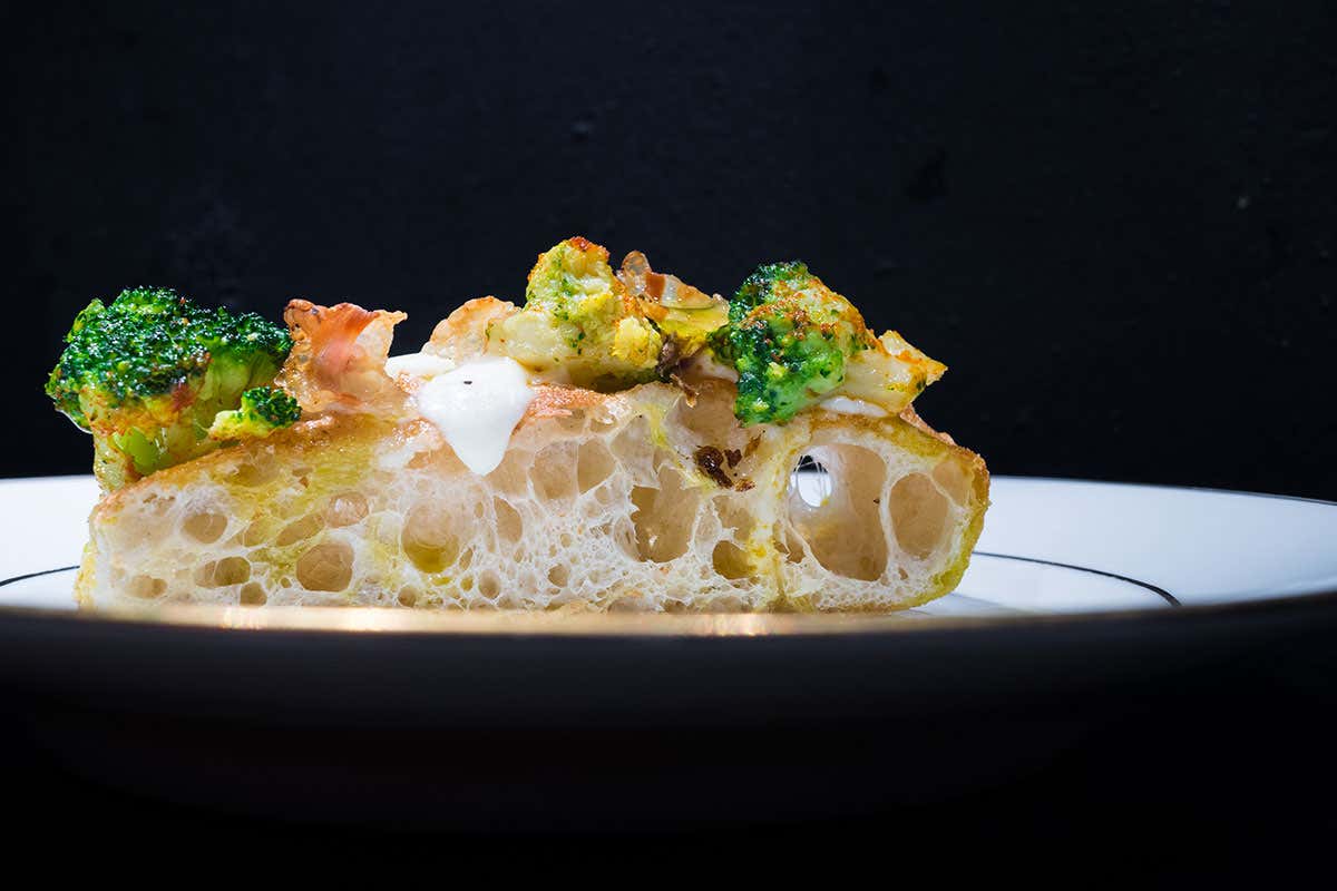 La pizza in teglia di Daniele Campana - foto: Jo Parise