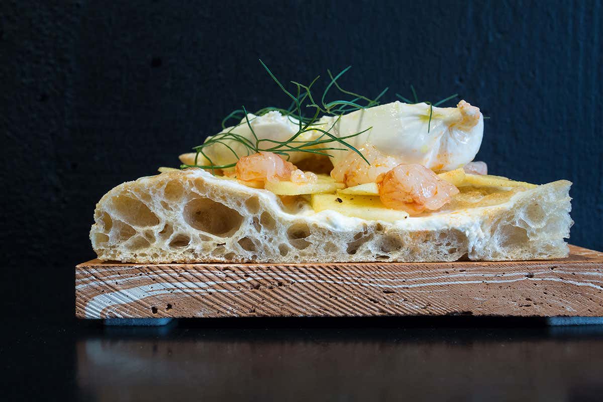 La pizza in teglia di Daniele Campana - foto: Jo Parise