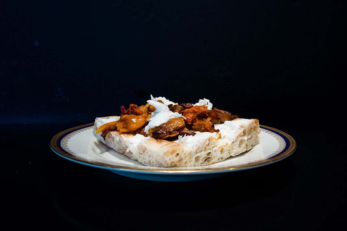 La pizza in teglia di Daniele Campana - foto: Jo Parise