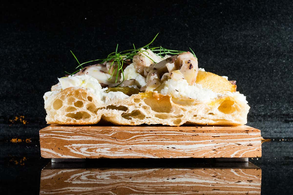 La pizza in teglia di Daniele Campana - foto: Jo Parise