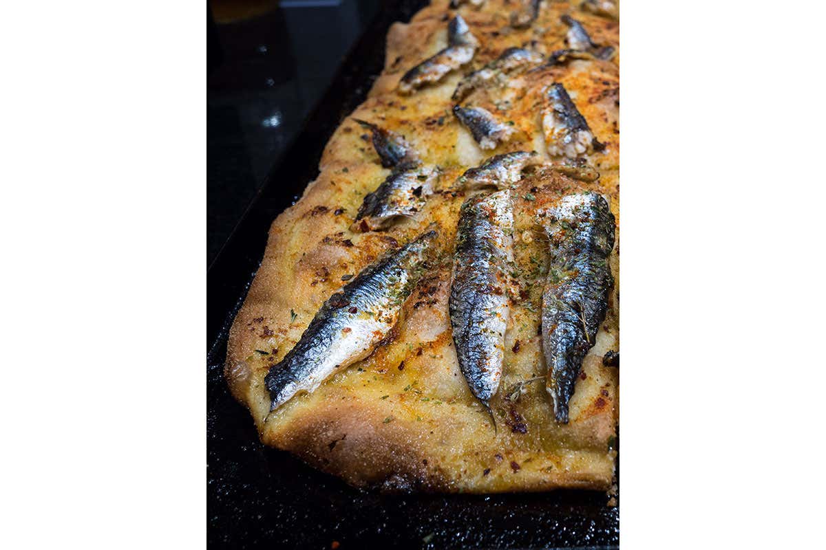 La pizza in teglia di Daniele Campana - foto: Jo Parise