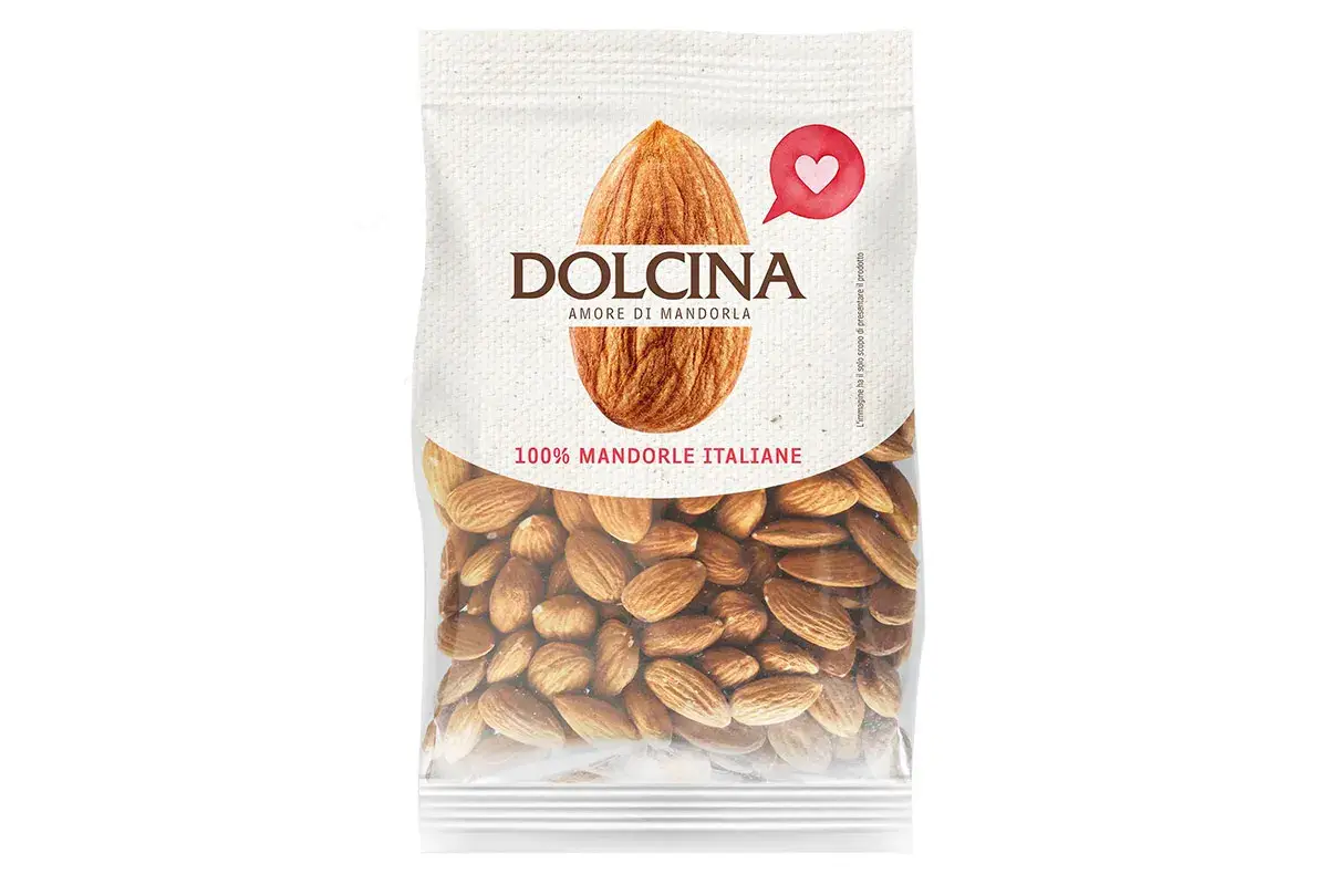 Dolcina, mandorla naturalmente dolce e croccante La frutta secca di Euro Company Solo da filiere sostenibili locali