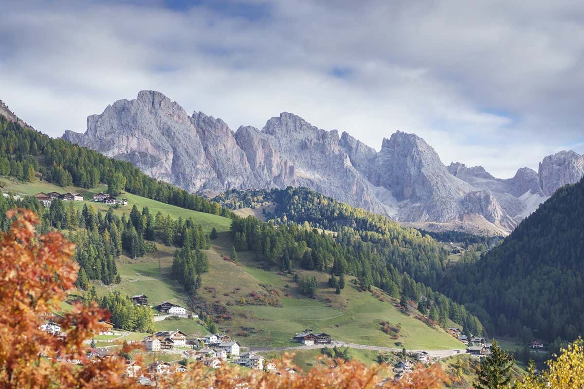 Foto: Dolomites Val Gardena Tappa autunnale al Granbaita per vedere il Burning Dolomites