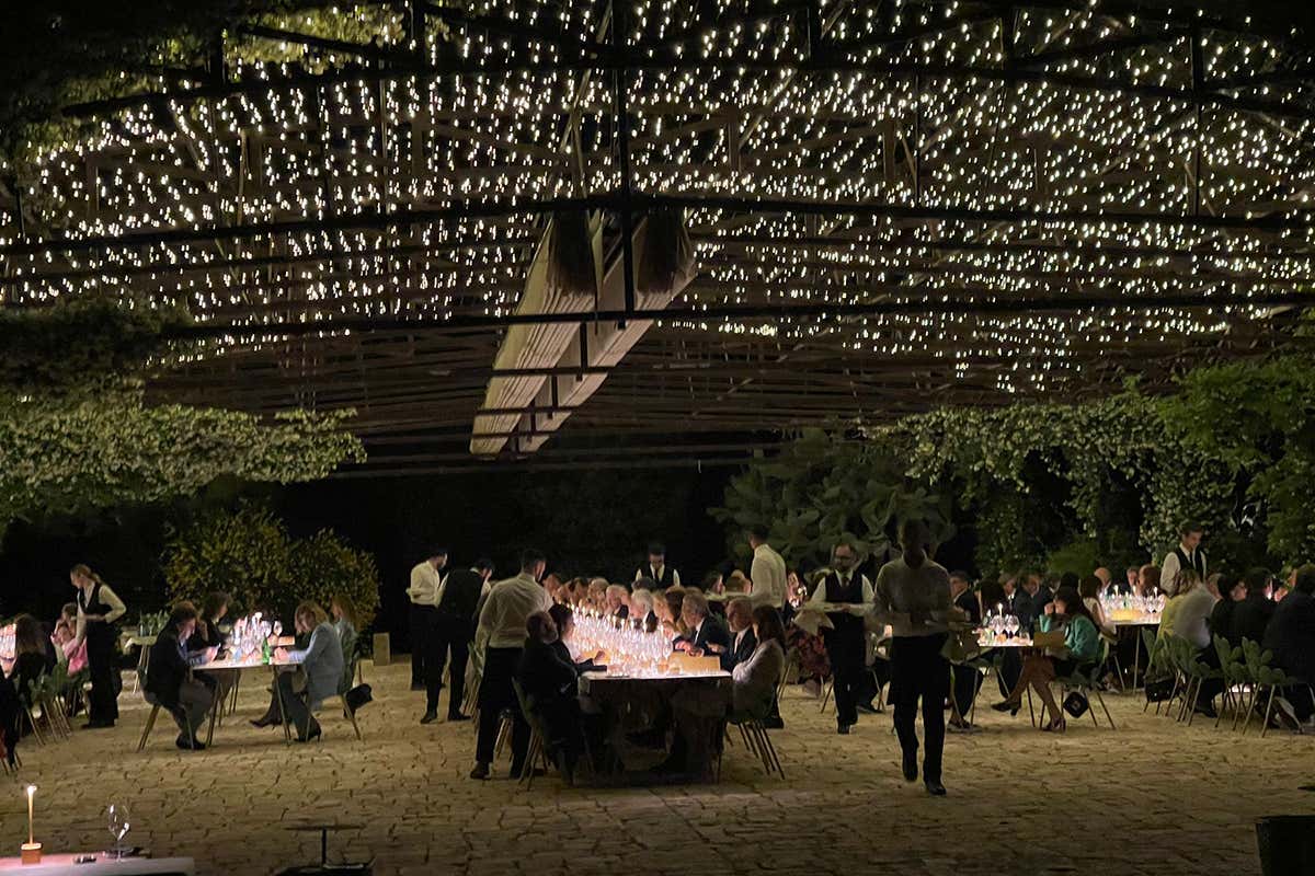 La magica location Heinz Beck e Paolo Gramaglia, cena a quattro mani per la politica italiana