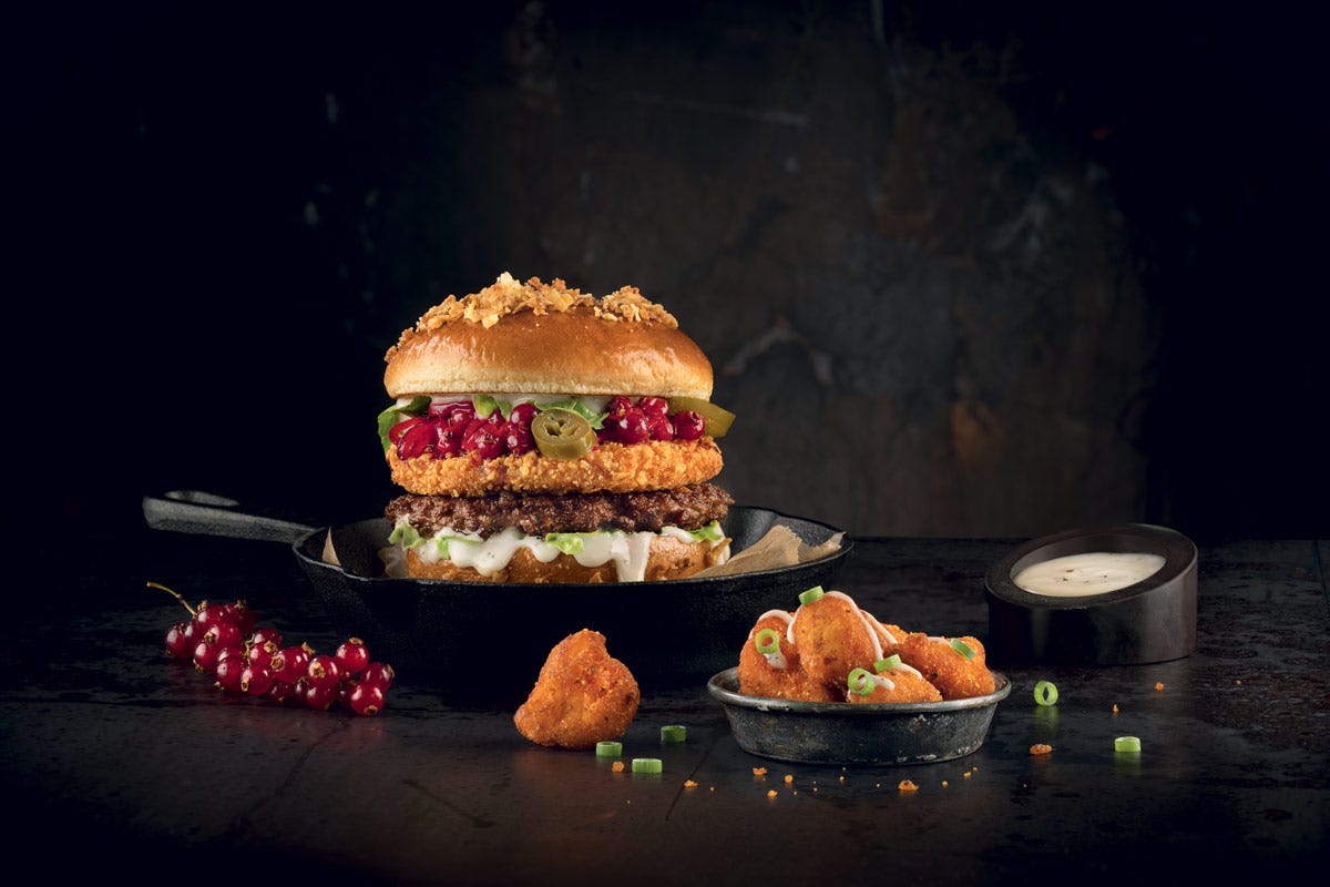 Il nuovo Mac’n’Cheese Burger di SALOMON FoodWorld® 