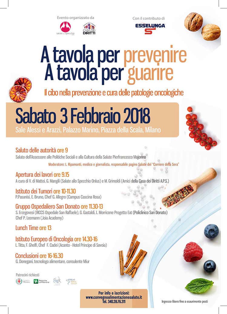 (Eat, insieme contro il cancro a Milano Un giorno tra cucina e prevenzione) (Eat, insieme contro il cancro a Milano Un giorno tra cucina e prevenzione)