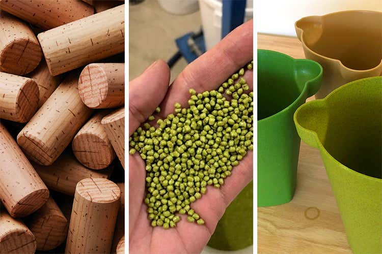 Gli step, bell'esempio di economia circolare, partendo da tappi Nomacorc - I tappi di vino raccolti da Eataly Bell'esempio di economia circolare