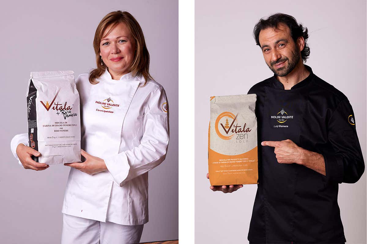 Elena Lipetskaia, Luigi Stamerra Vitala, Vitala , Vitala Zen: farine al servizio della creativit&agrave;