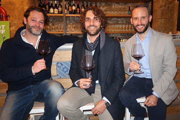 Massimo Rallo, Piero Scelfo e Danilo Ciulla (Enosteria Sicula, da Gioacchino Sensale Ricerca attenta dei gusti della tradizione)