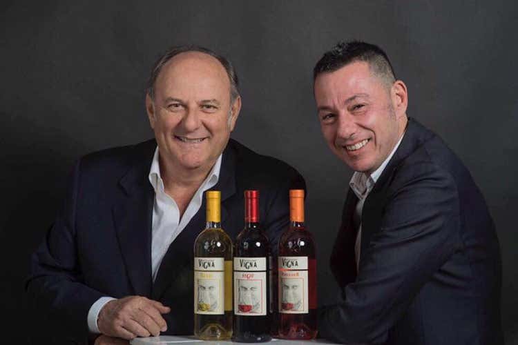 Gerry Scotti e Fabiano Giorgi - L'Enoteca di Cassino Po riparte Giorgi nuovo presidente: Una sfida