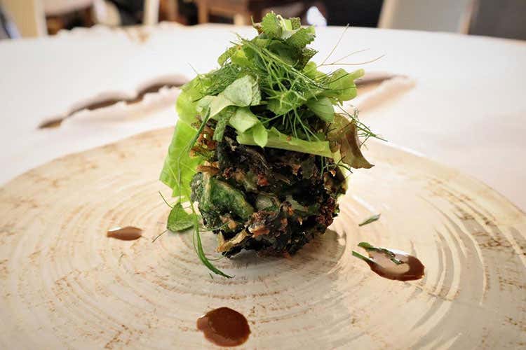 Uovo in tempura (Enrico Mazzaroni torna a casa L’ospitalità del Tiglio stupisce) Uovo in tempura (Enrico Mazzaroni torna a casa L’ospitalità del Tiglio stupisce)