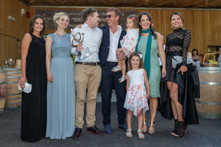 (Eros Teboni miglior sommelier Wsa Soddisfazione per il ristorante Feuerstein)