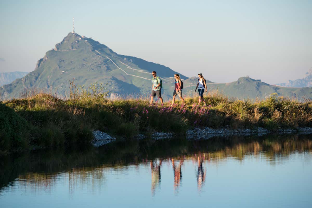 Escursione sull'Hahnenkamm. Foto: Michael Werlberger Foliage da “prospettive” uniche in Alto Adige e Austria
