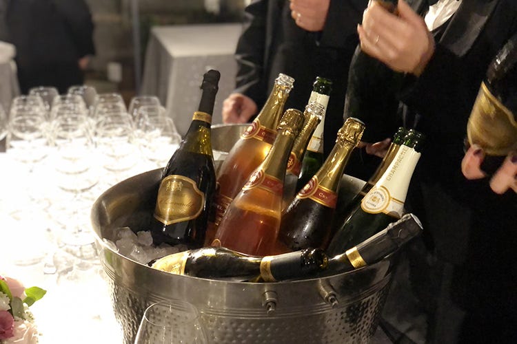 Gli champagne in degustazione (Euro-Toques, soci a quota 300 In squadra anche Pepe e Bartolini)