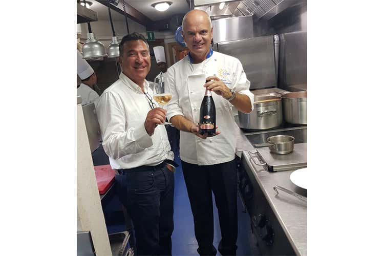 Ivo Blandina ed Enrico Derflingher (Euro-Toques fa sempre più squadra Porretto e Triolo, delegati in Sicilia)