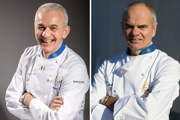 Pasquale Caliri ed Enrico Derflingher (Euro-Toques vola in Sicilia Derflingher ai fornelli con Pasquale Caliri)