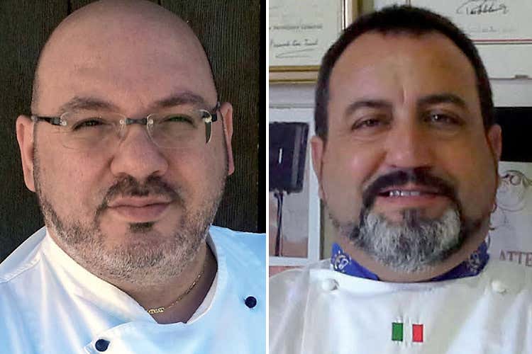 Giovanni Porretto e Giuseppe Triolo (Euro-Toques vola in Sicilia Derflingher ai fornelli con Pasquale Caliri)