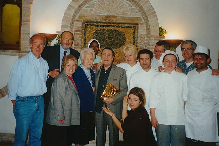 Alberto Sordi al Marchese del Grillo nel 2001 - Serata in memoria di Alberto Sordi al Relais Marchese del Grillo