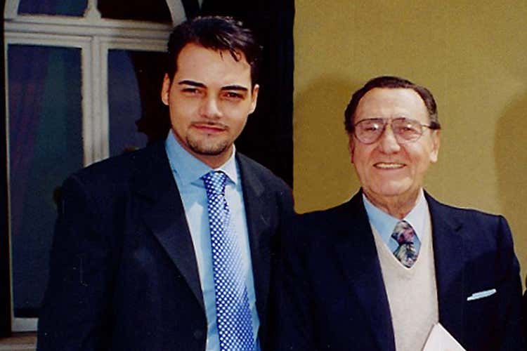 Igor Righetti e Alberto Sordi - Serata in memoria di Alberto Sordi al Relais Marchese del Grillo